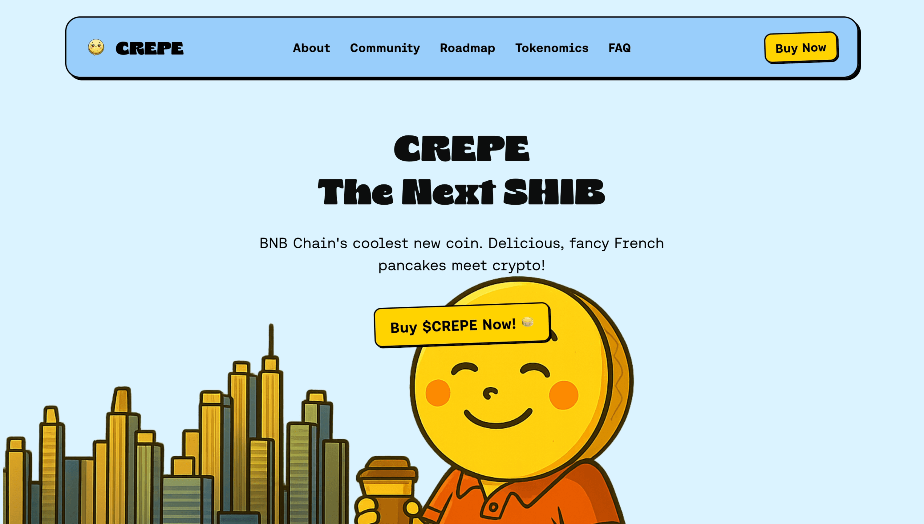 CREPE (BNB Meme Coin) preview